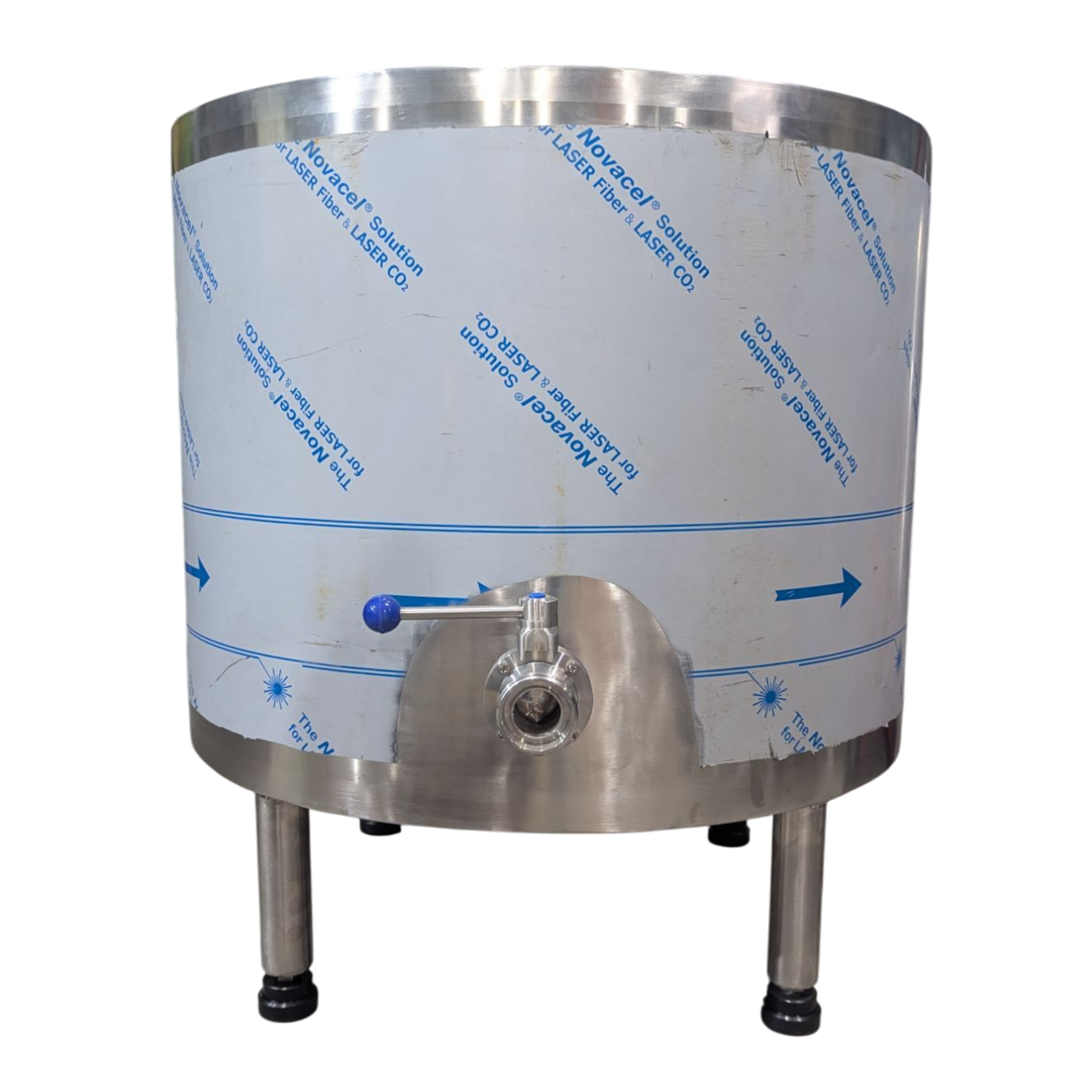 Bazin inox pasteurizare cu manta dubla romarby