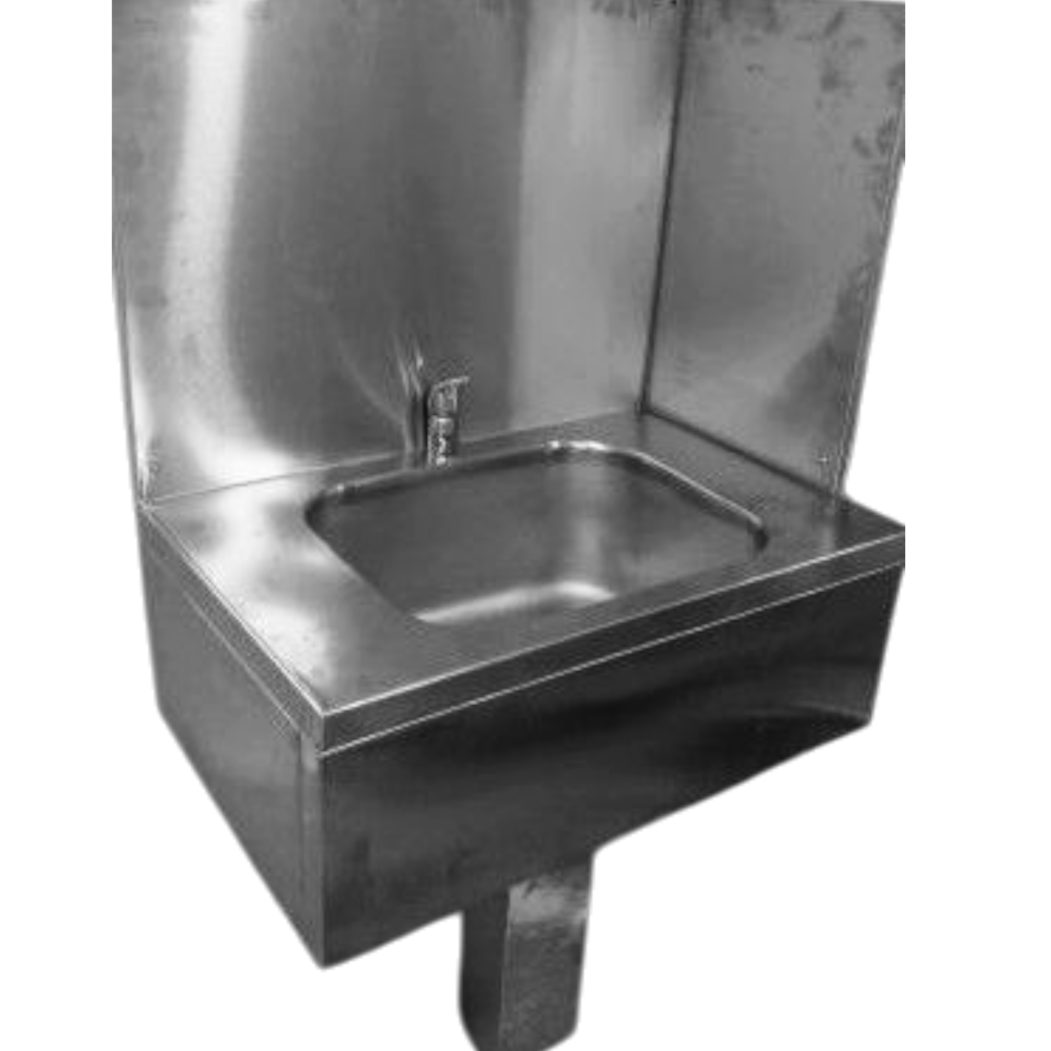 Spalator din inox cu picior