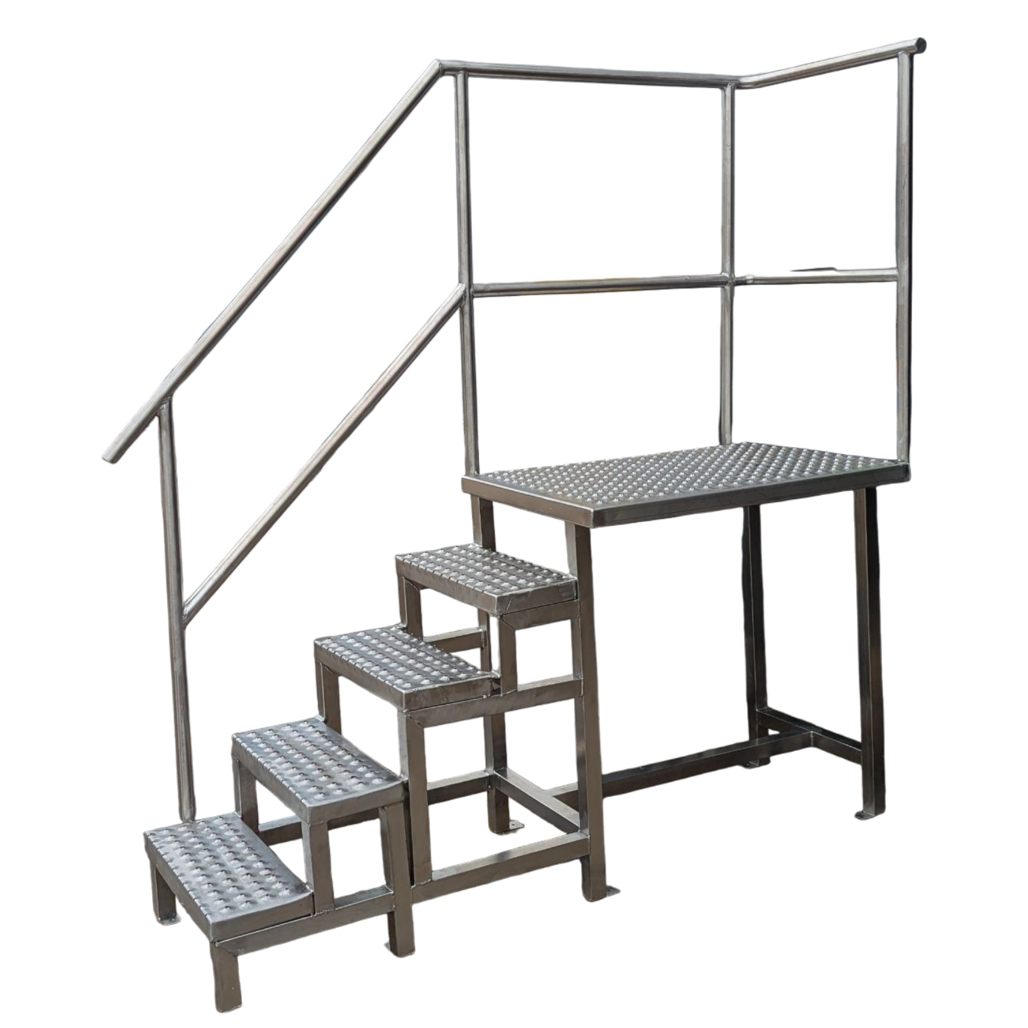 Platforma cu scara acces inox (2)