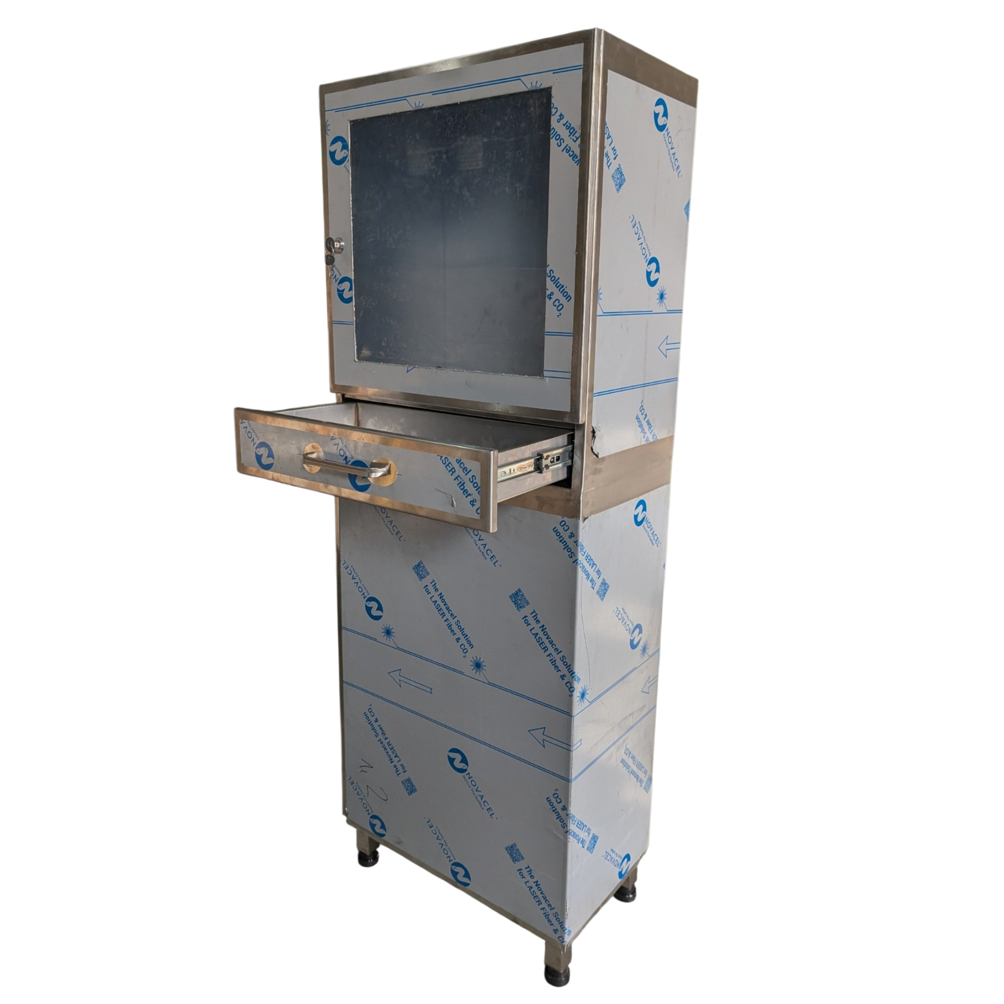 Platforma cu scara acces inox (2)