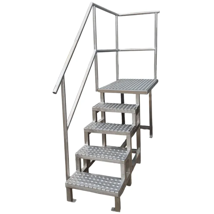 Platformă cu scară de acces din inox