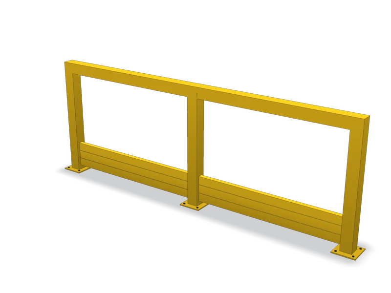 Balustradă de protecție pentru motostivuitoare, model 3D