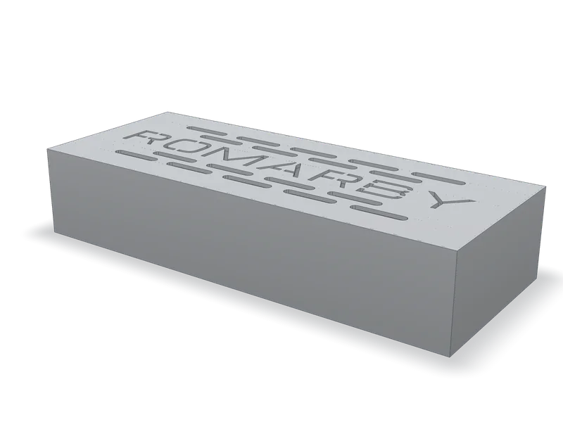 Grătar din tablă cu text tăiat la laser, model 3D