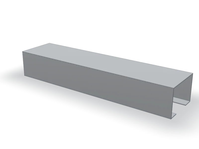 Capac de acoperire pentru muchii, model 3D