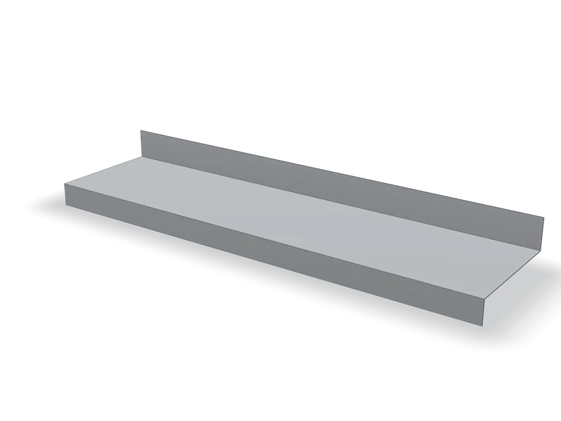 Pervaz cu picurător, model 3D